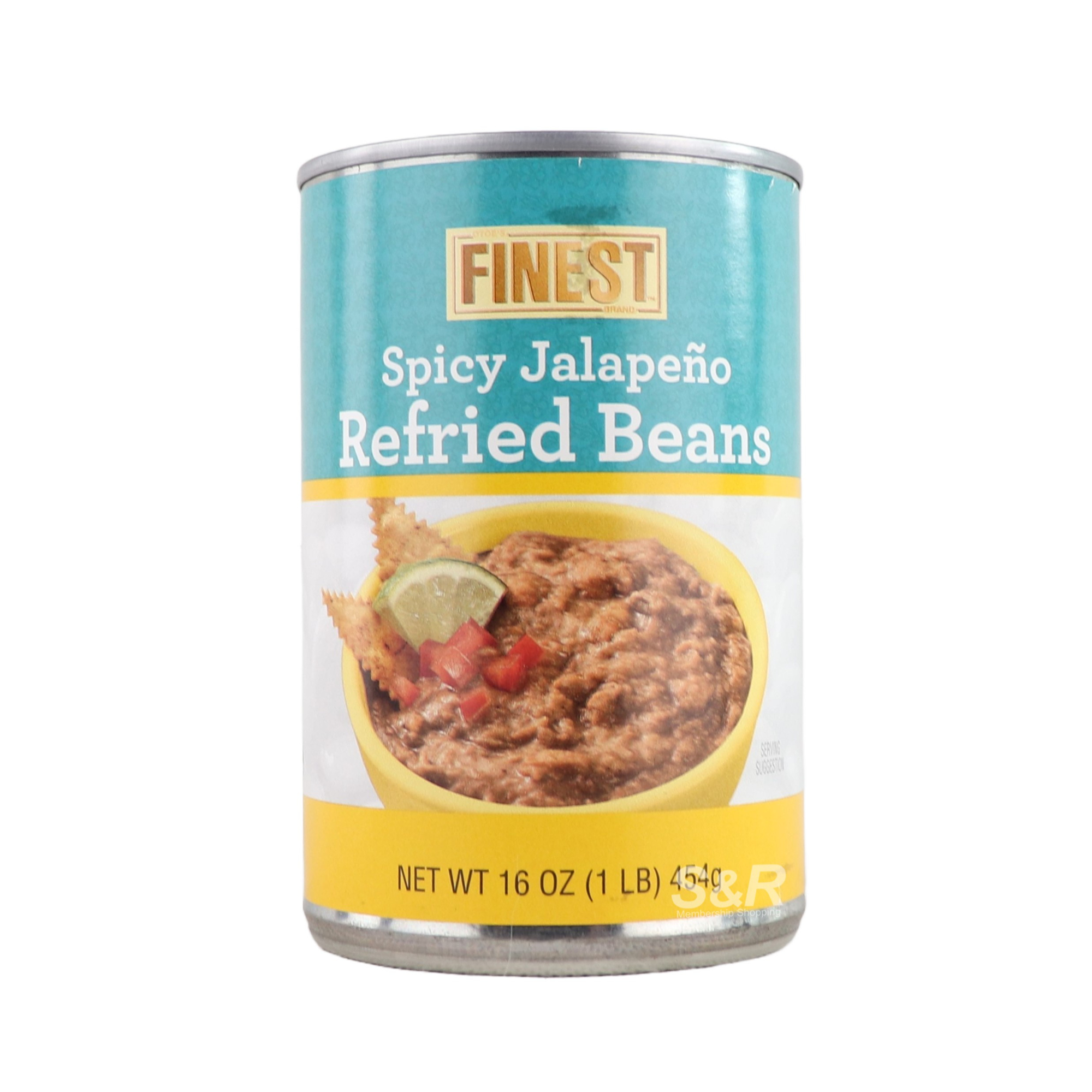Finest Spicy Jalapeno Refried Beans 454g